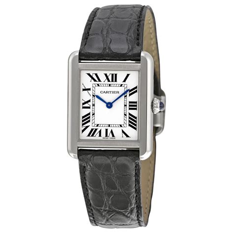 cartier tank solo small steel